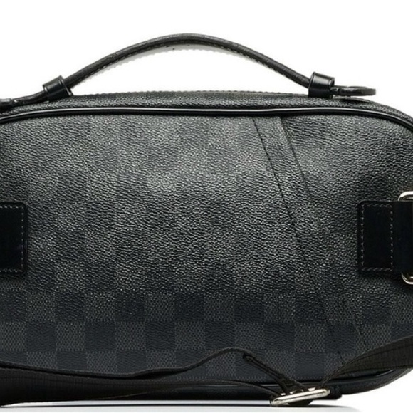 Louis Vuitton Damier Graphite Ambler with dustbag🖤🩶🖤🩶🖤EUC MB0158 - Picture 8 of 11